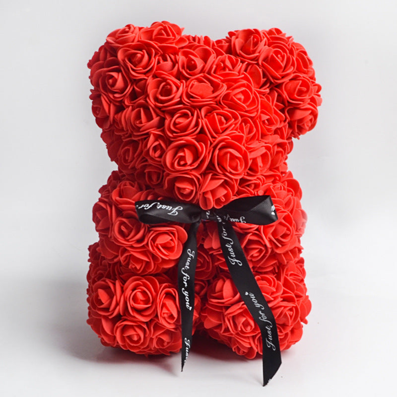 Valentine's Day Gift Rose Bear Eternal Flower