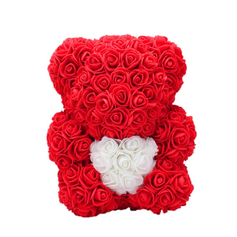 Valentine's Day Gift Rose Bear Eternal Flower