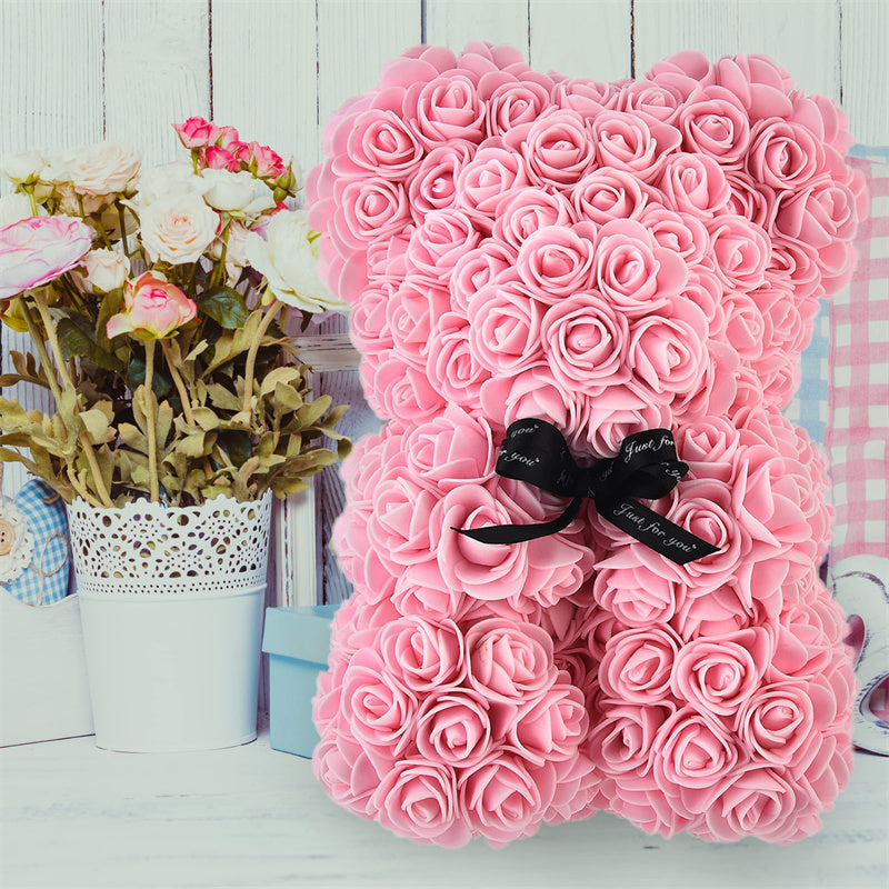 Valentine's Day Gift Rose Bear Eternal Flower