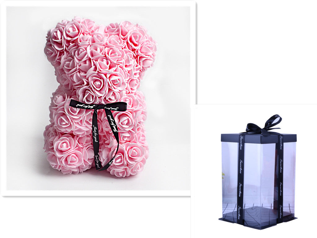 Valentine's Day Gift Rose Bear Eternal Flower