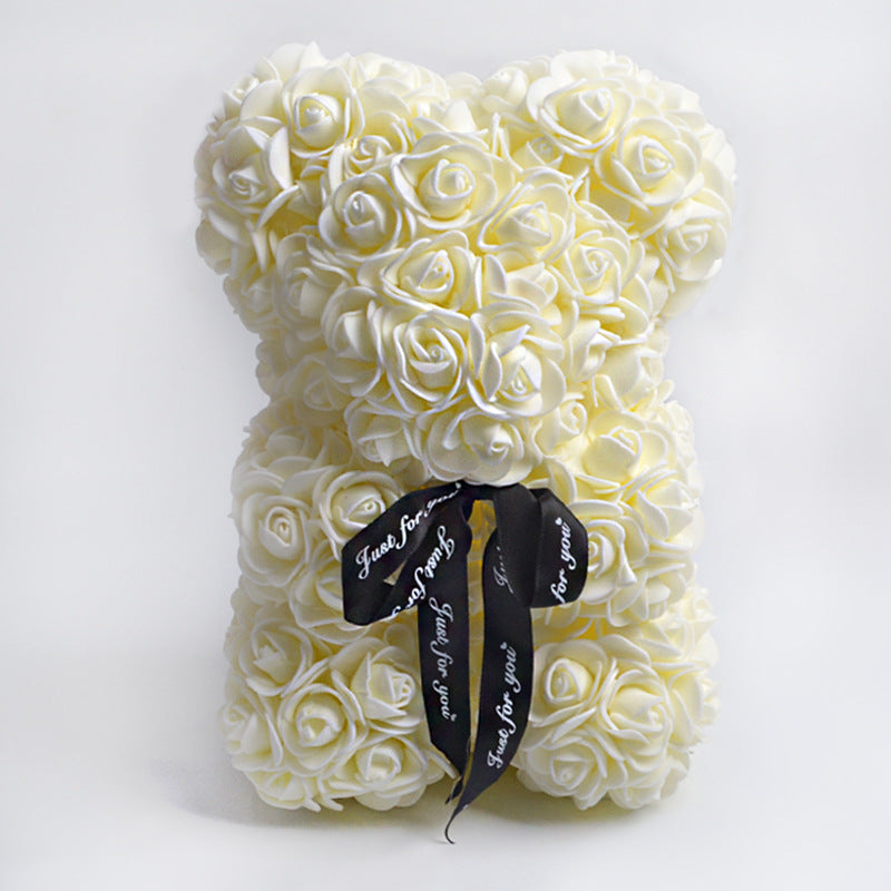 Valentine's Day Gift Rose Bear Eternal Flower