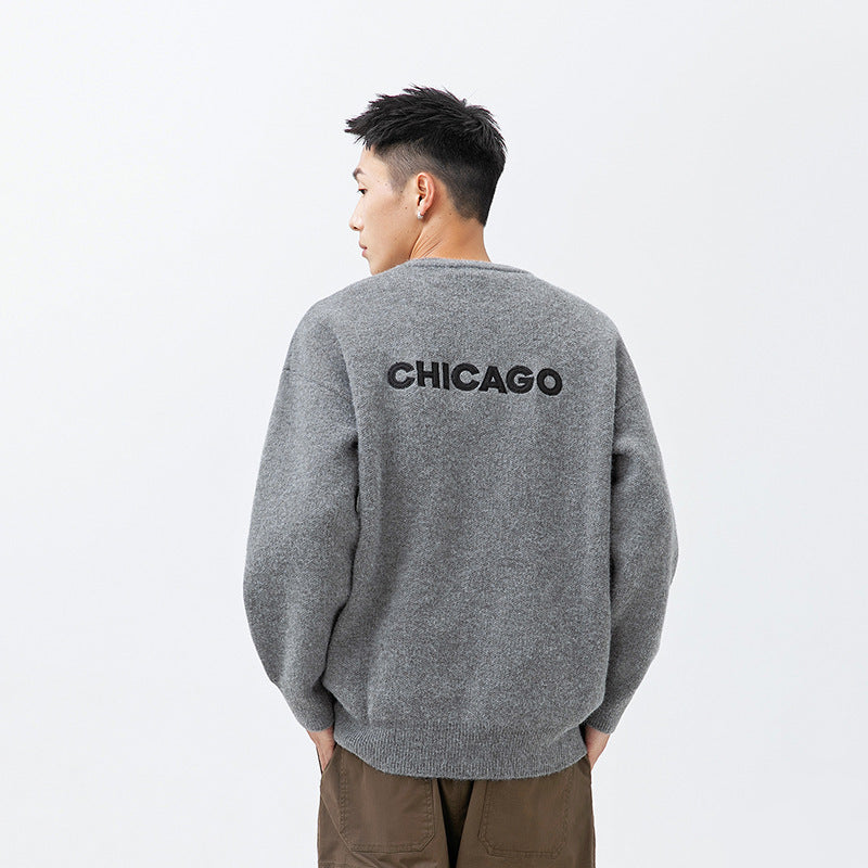 Chicago Embroidered Sweater