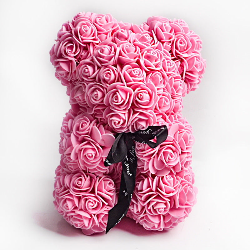 Valentine's Day Gift Rose Bear Eternal Flower