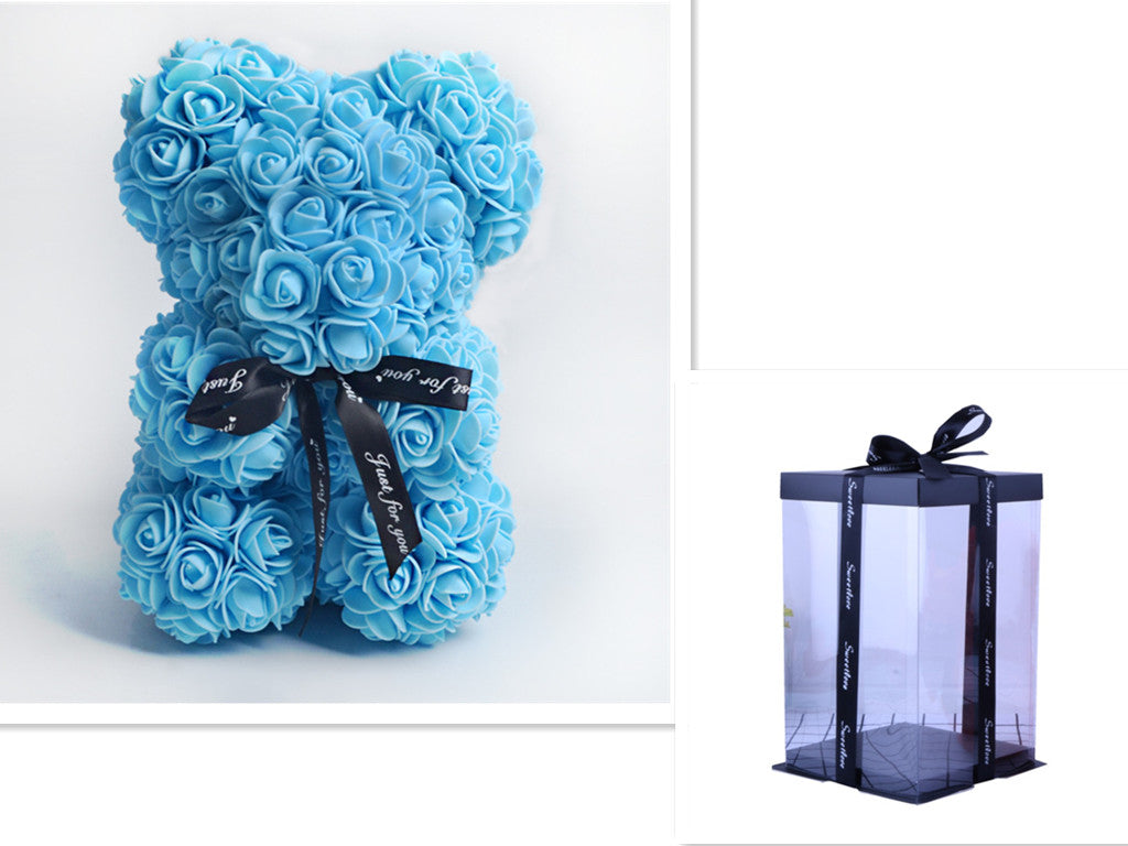 Valentine's Day Gift Rose Bear Eternal Flower