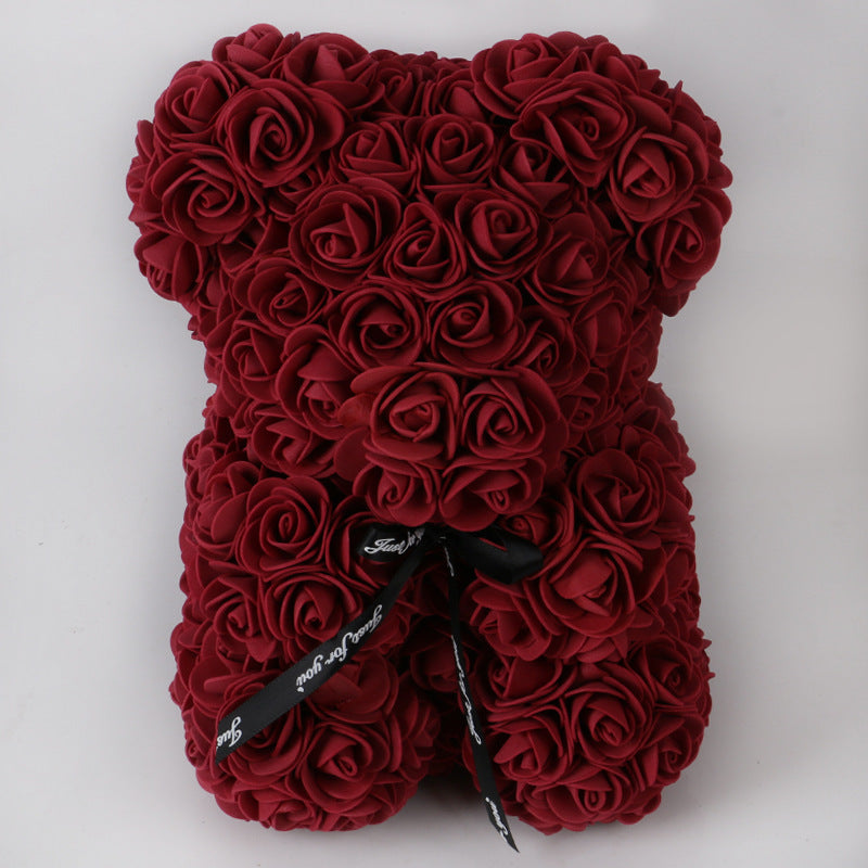 Valentine's Day Gift Rose Bear Eternal Flower