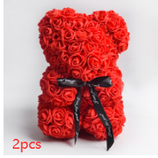 Valentine's Day Gift Rose Bear Eternal Flower