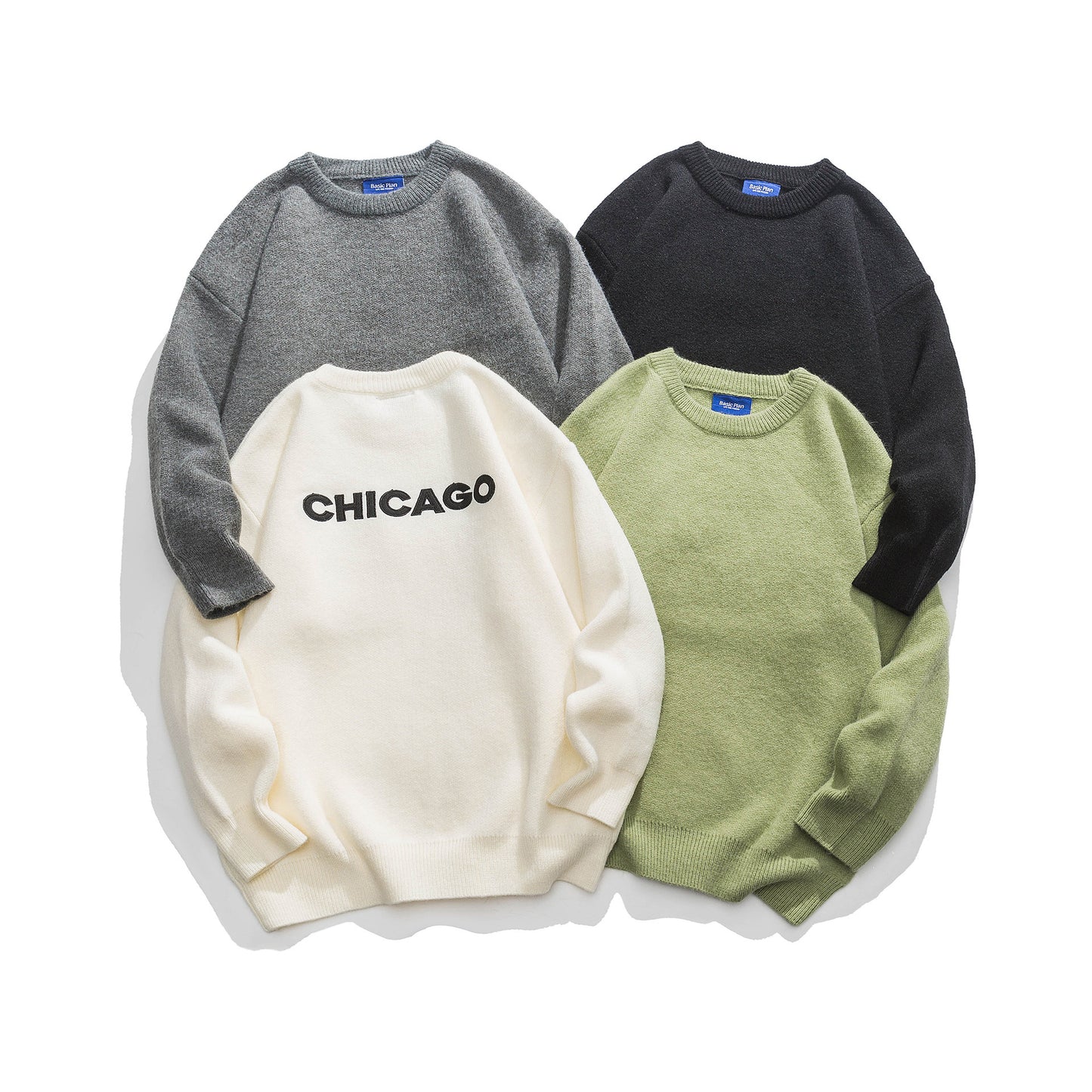 Chicago Embroidered Sweater